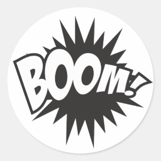 Sticker Rond Boom