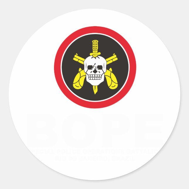 STICKER ROND BOPE (Devant)