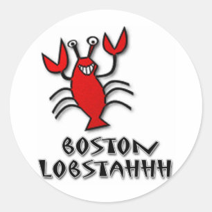 Sticker Rond Boston Lobstahhh