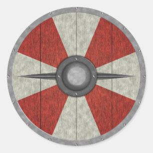Sticker Rond Bouclier circulaire viking