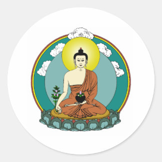 Sticker Rond Bouddha