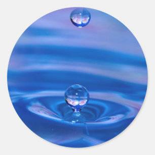 Sticker Rond Boues d'eau