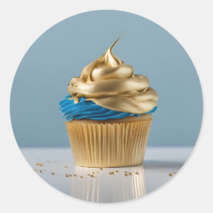 Sticker Rond Boulangerie Cupcake Stick rond décoratif