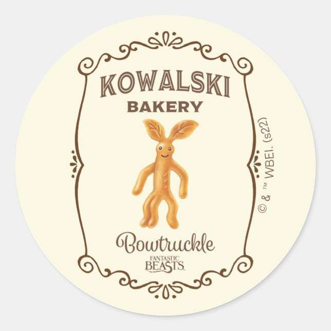 Sticker Rond Boulangerie Kowalski - Bowtruckle (Devant)