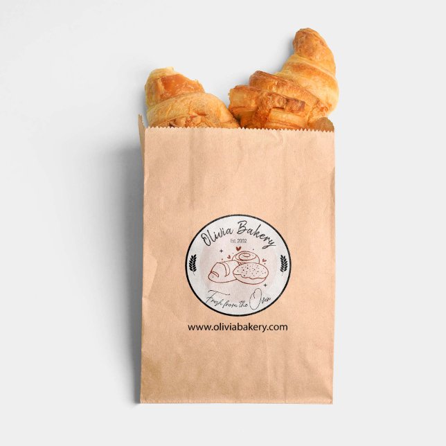 Sticker Rond Boulangerie sur mesure Entreprise Home Démarrage (Créateur téléchargé)