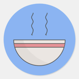 Sticker Rond Boule à soupe