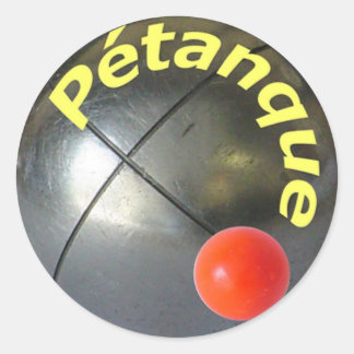 Sticker Rond Boule de design moderne Petanque