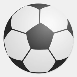 Sticker Rond Boule de football