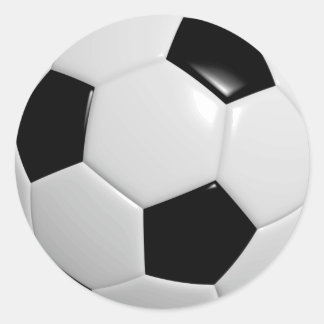 Sticker Rond Boule de football