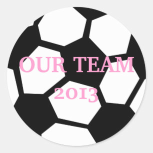Sticker Rond Boule De Football Personnalisez-Le !