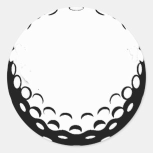 STICKER ROND BOULE DE GOLF