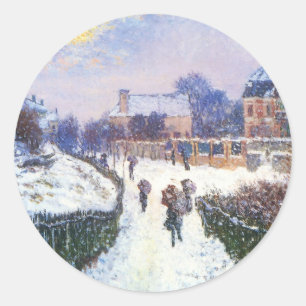 Sticker Rond Boulevard Saint Denis Argenteuil par Claude Monet