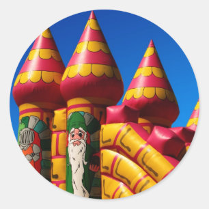 Sticker rond Bouncy Castle