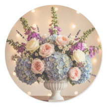 Bouquet de jardin pastel vintage