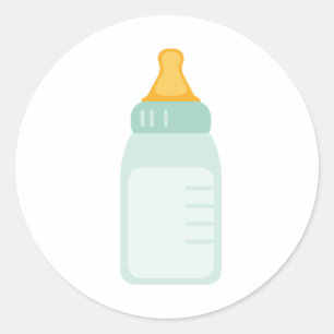 Sticker Rond Bouteille pour bébé