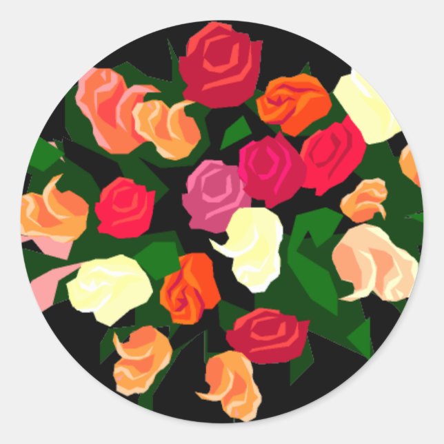 Sticker Rond Boutique nuptiale Enveloppe sceaux (Devant)