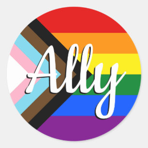 Sticker Rond Bouton Ally d'indicateur de progression
