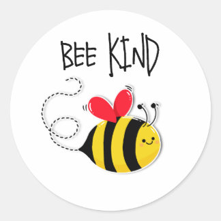 Sticker Rond Bouton d'abeille Boeuf