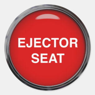 Sticker Rond Bouton Ejector Seat
