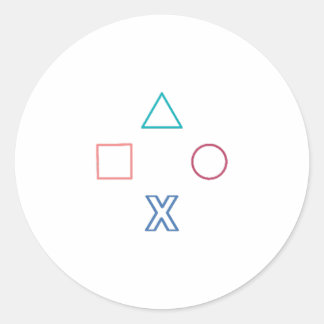 Sticker Rond Boutons de contrôleur, Cadeau pour joueur, Jeux vi