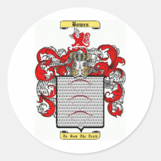 Sticker Rond Bowes