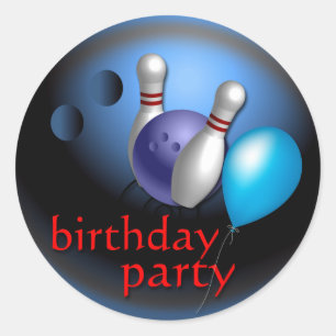 Sticker Rond Bowling