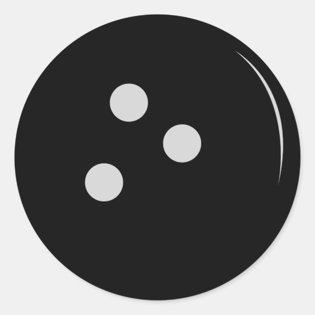 Sticker Rond Bowling Ball (Devant)