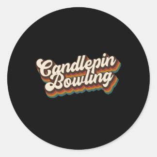 Sticker Rond Bowling bougie Bowling bougie