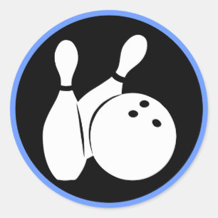 Sticker Rond Bowling cool