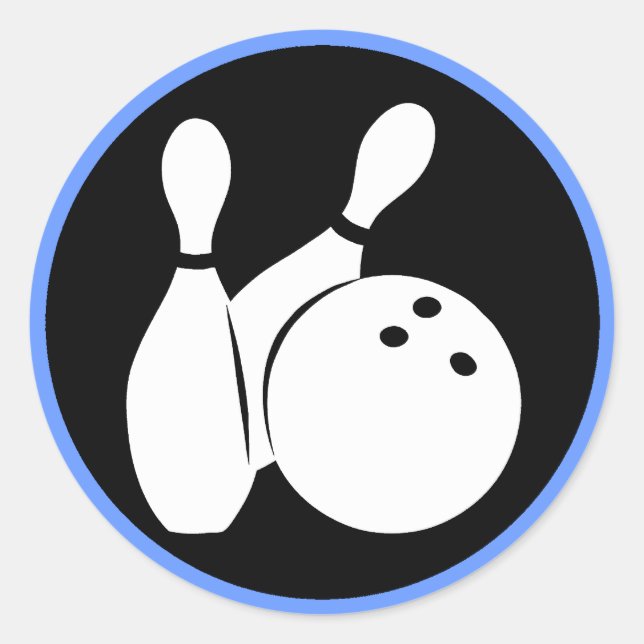 Sticker Rond Bowling cool (Devant)