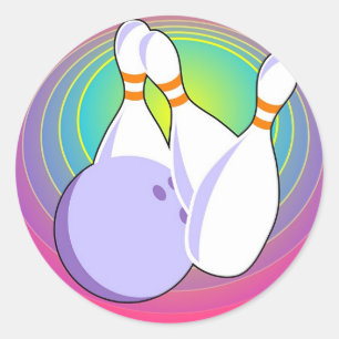 Sticker Rond Bowling de Dix bornes