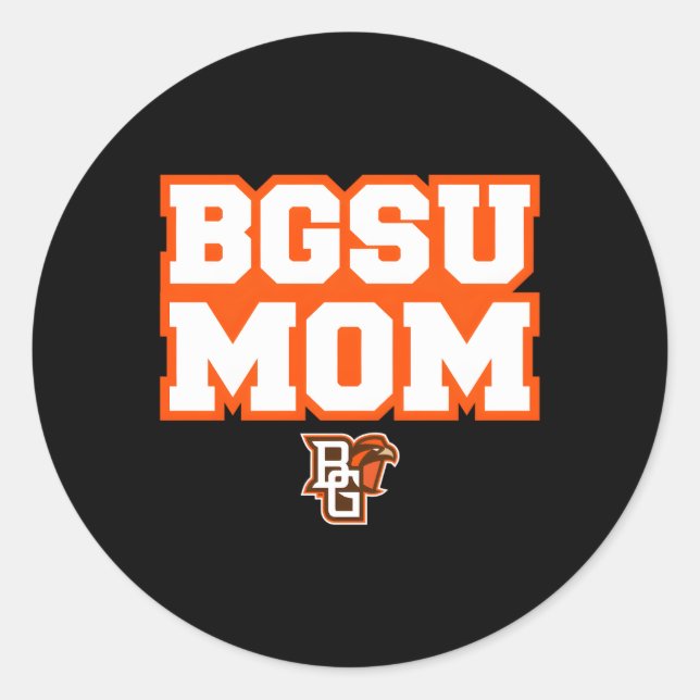 Sticker Rond Bowling Green Bgsu Falcons Maman (Devant)