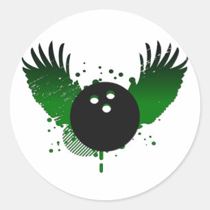 Sticker Rond bowling hi-fi