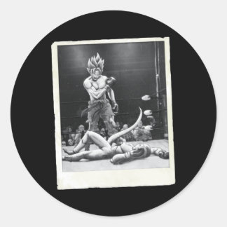 Sticker Rond Boxe Gokku