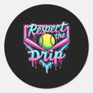 Sticker Rond Boys Drift Crème Glace Respect Vendre La Drift Jeu