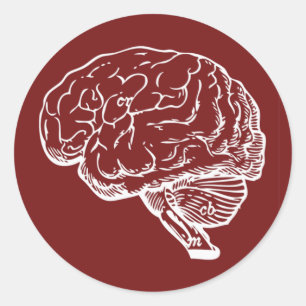 Sticker Rond Brainiac