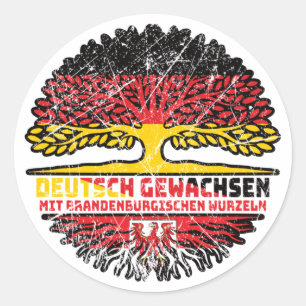 Sticker Rond Brandebourg Brandenburgische Allemagne