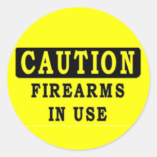 STICKER ROND BRAS DE FEU EN COURS D'UTILISATION