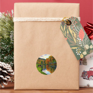 Sticker Rond Bras de la Jeufosse, automne,