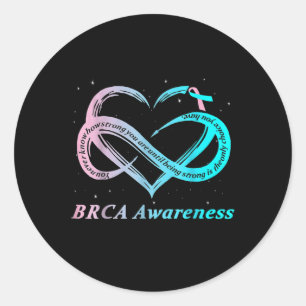 Sticker Rond Brca Warrior Im Fine Breast Cancer Sensibilisation