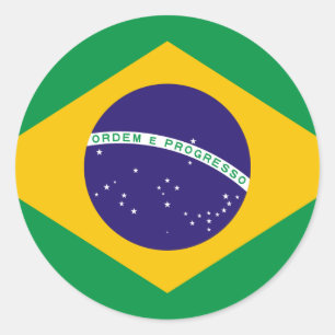 Sticker Rond brésil