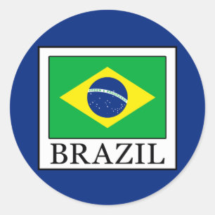 Sticker Rond Brésil
