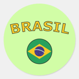 Sticker Rond Brésil