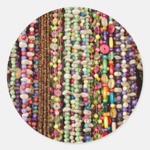 Sticker Rond Brésil, Amazonie, Manaus. Brésilien typique