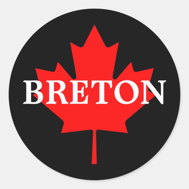 STICKER ROND BRETON (Devant)