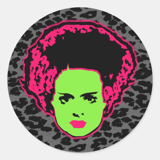 Sticker Rond Bride électrique (Devant)