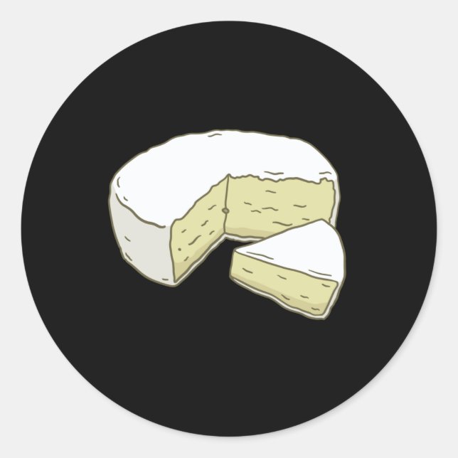 Sticker Rond Brie (Devant)