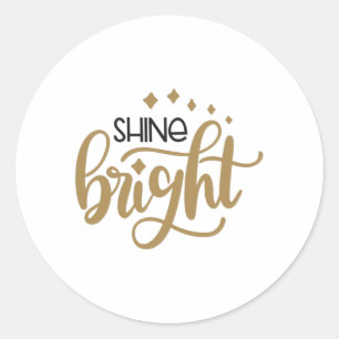 Sticker Rond Brillant