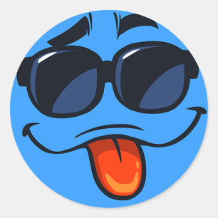 Sticker Rond Bring some cool vibes to your life with this chill