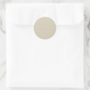 Sticker Rond Brins de lavande intemporels et fleurs sauvages te